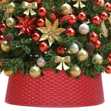 Vidaxl Jupe d'arbre de Noël Ø54x19,5 cm rouge