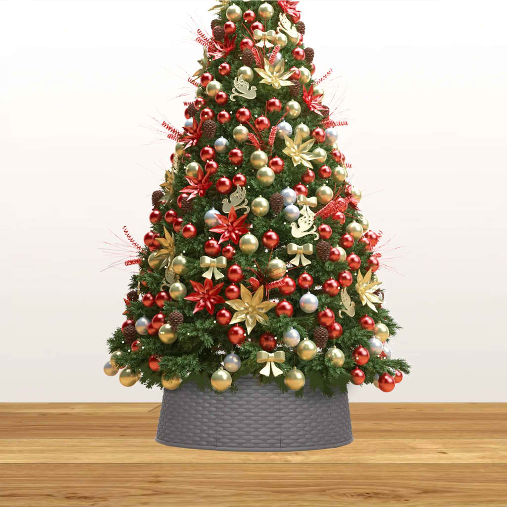 Vidaxl Jupe d'arbre de Noël Ø54x19,5 cm brun