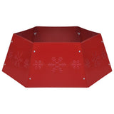 Vidaxl Jupe d'arbre de Noël Ø68x25 cm rouge