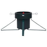 Support de sapin de Noël vidaxl 46x46x19 cm noir