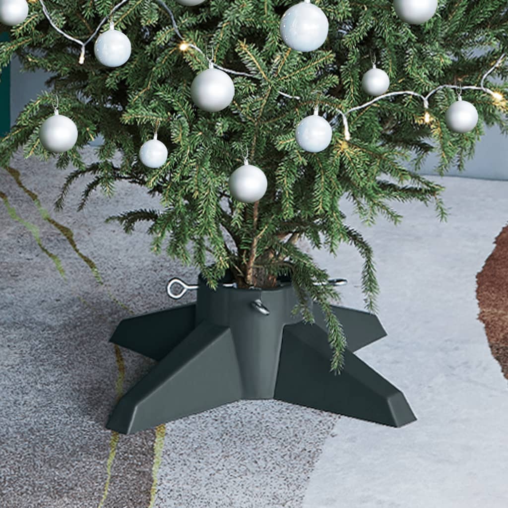 Vidaxl Christmas tree stand 55.5x55.5x15 cm green