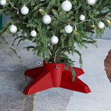 Support d'arbre de Noël Vidaxl 55.5x55.5x15 cm rouge