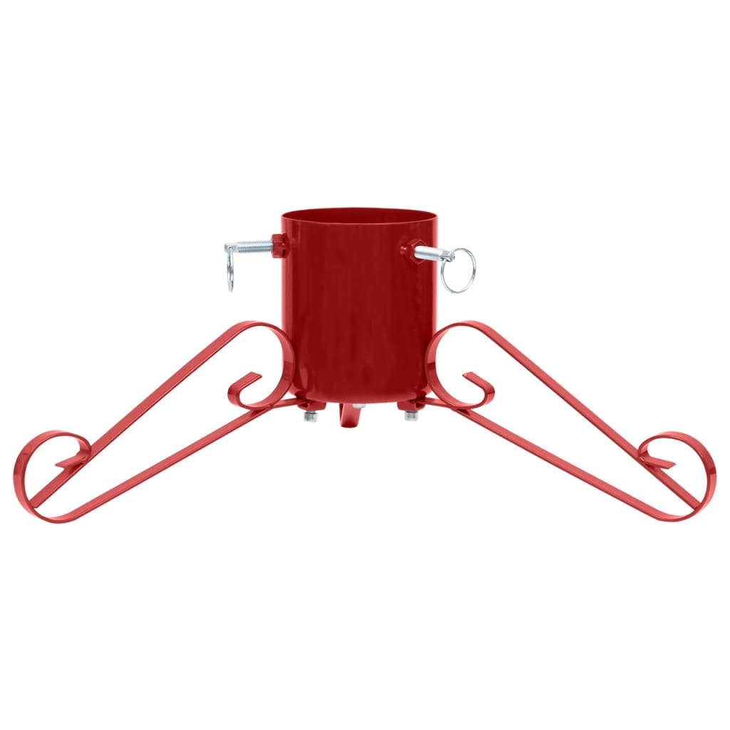 Vidaxl kerstboomstandaard 58x58x21 cm rood