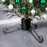Support d'arbre de Noël vidaxl 58x58x21 cm noir