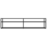 Vidaxl tv-meubel 180x40x40,5 cm gehard glas zwart