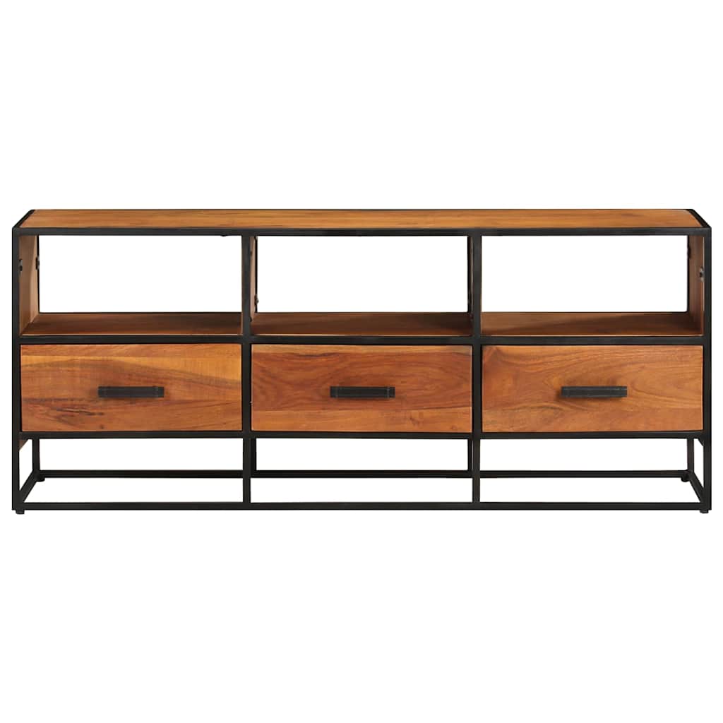 Vidaxl tv-meubel 110x30x45 cm massief acaciahout