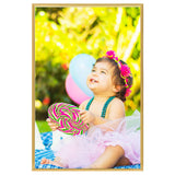 Vidaxl Photo Frames 5 PCS pour mur 70x90 cm MDF Gold coloré