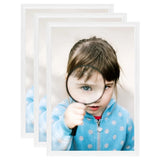 Vidaxl Photo Frames 3 PCS pour le tableau 15x21 cm MDF blanc