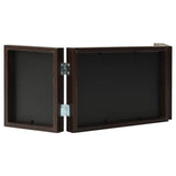 Cadre photo Vidaxl Triptych 28x18 cm + 2x (13x18 cm) marron