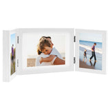 Vidaxl Fotorahmen Triptychon 22x15 cm+2x (10x15 cm) Weiß