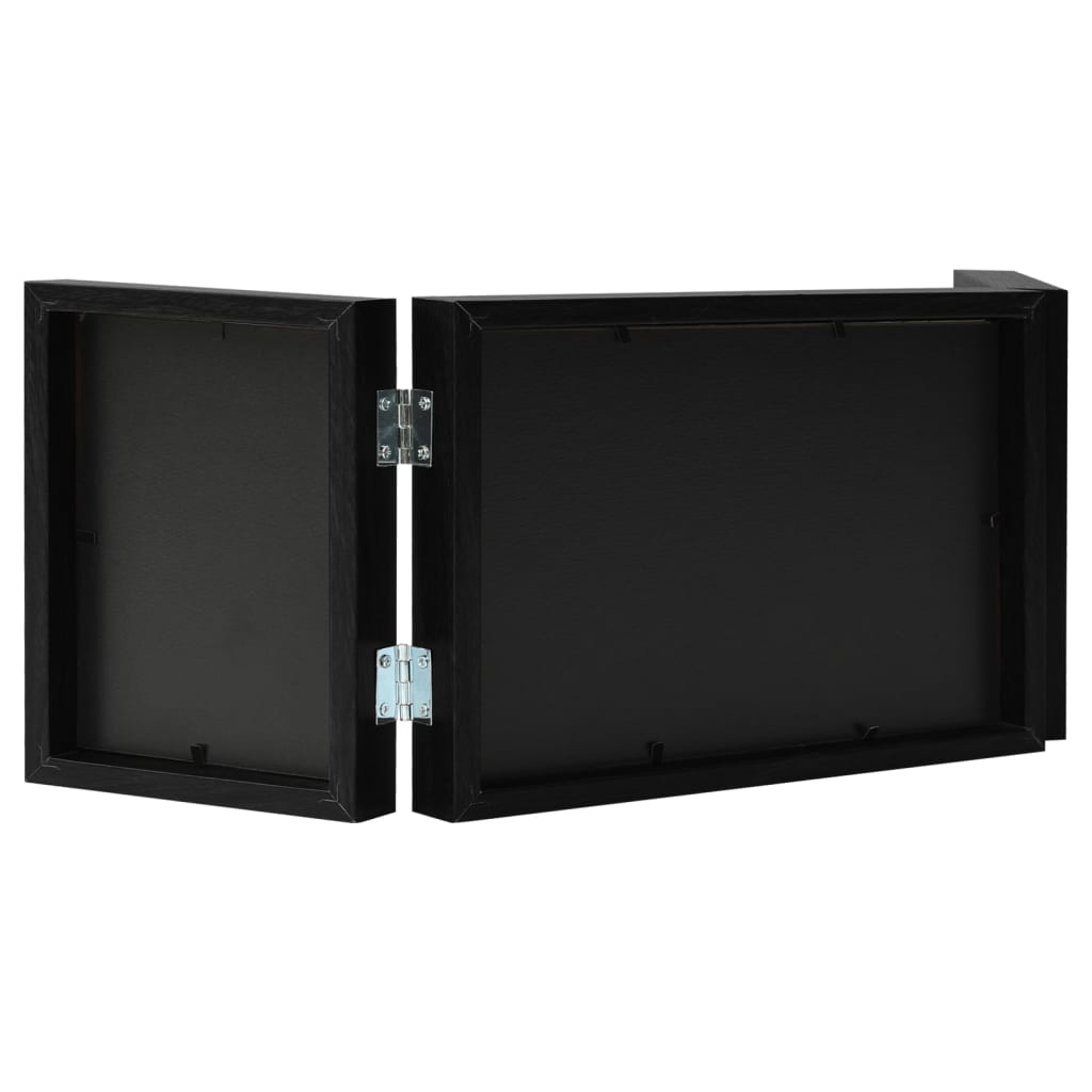 Vidaxl Photo Frame Triptych 28x18 cm + 2x (13x18 cm) noir