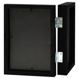 Vidaxl Photo Frame Diptych 2x (10x15 cm) noir