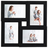 Vidaxl Photo Cadre pour 4x (13x18 cm) Photo mdf noir