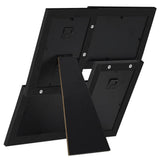 Vidaxl Photo Cadre pour 4x (13x18 cm) Photo mdf noir