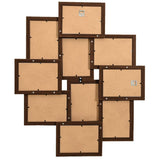Cadre photo Vidaxl pour 10x (13x18 cm) Photo MDF Brun foncé