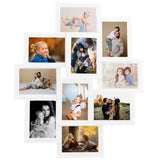 Cadre photo Vidaxl pour 10x (13x18 cm) Photo MDF blanc