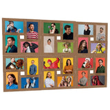Cadre photo Vidaxl pour 24 x (10x15 cm) Photo MDF marron clair