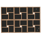 Vidaxl Photo Cadre pour 24x (13x18 cm) Photo MDF LICHTBRUIN
