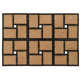 Vidaxl Photo Cadre pour 24x (13x18 cm) Photo MDF noir