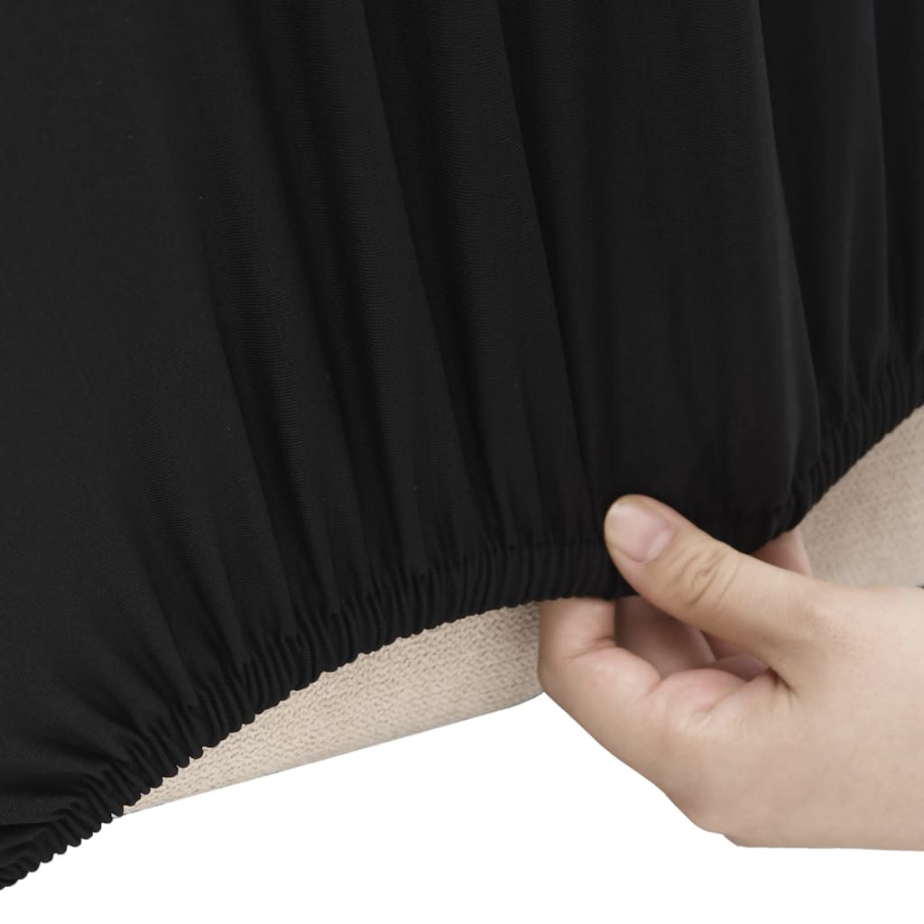 Vidaxl tweezitsbankhoes stretch polyester maillot noir