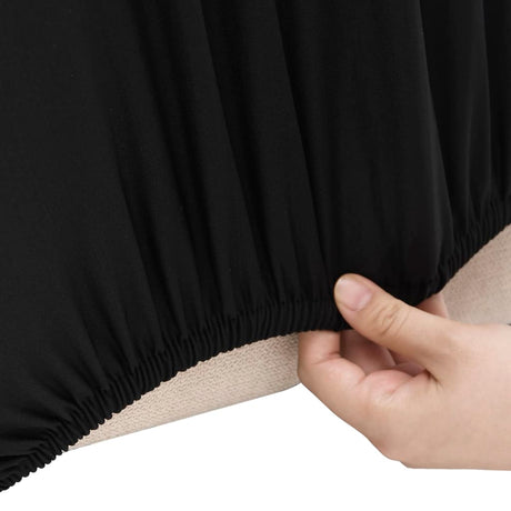 Vidaxl tweezitsbankhoes stretch polyester maillot noir
