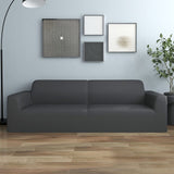 Vidaxl trois -sofa couvercle stretch polyester maillot anthracite -colored