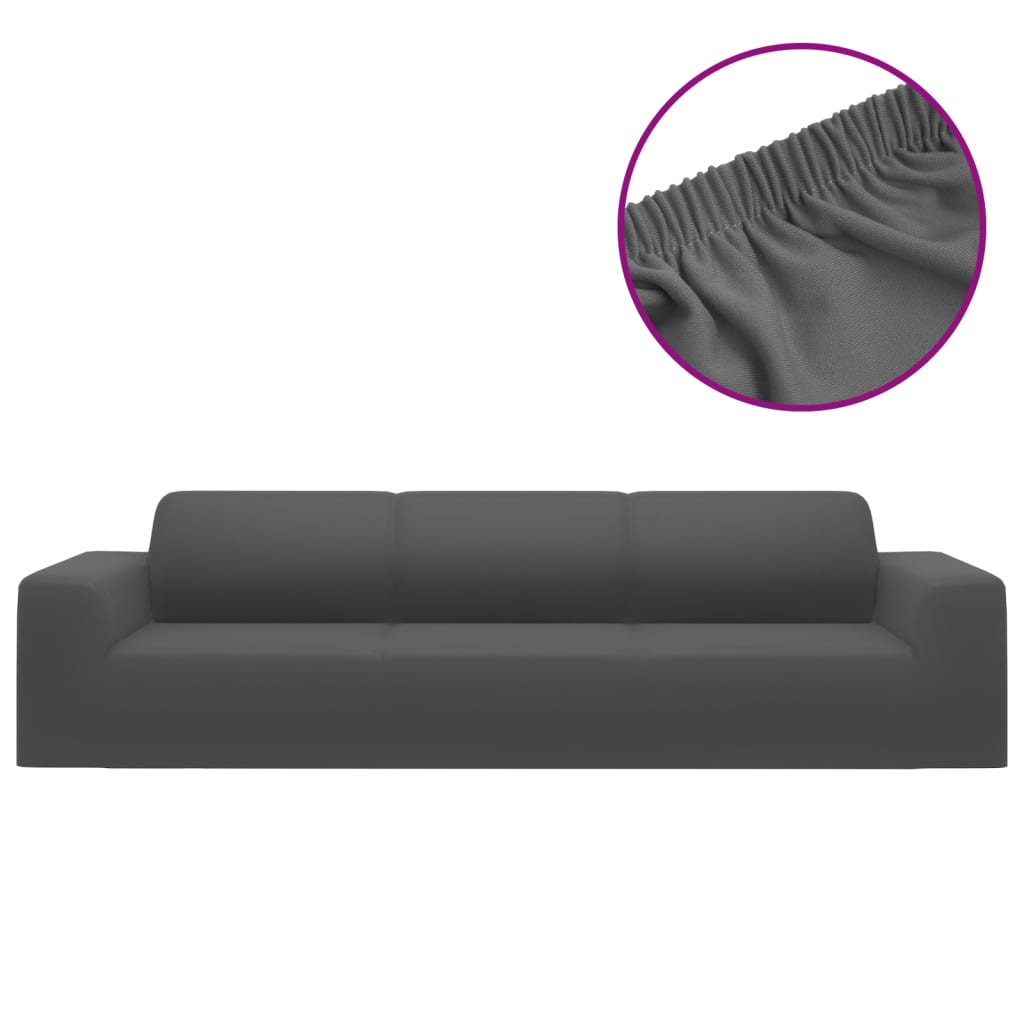 Vidaxl Four-Streat Stretch Polyester Jersey Anthracite -Colored