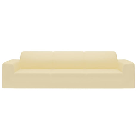 Vidaxl Four-Streater Stretch Polyester Jersey Cream -Colored
