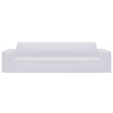 Vidaxl Four -Sater Bank Cover Stretch Polyester Jersey White