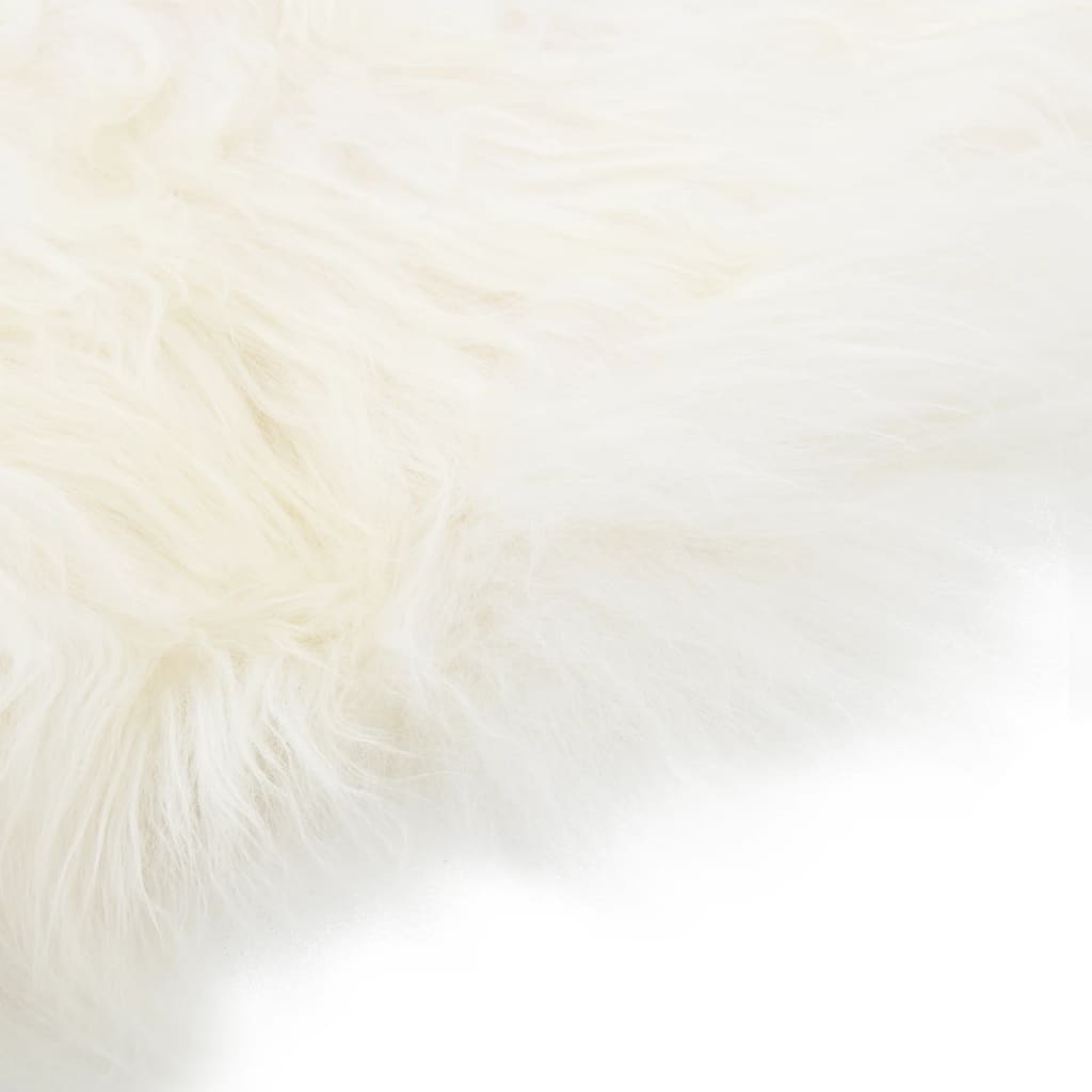 Okładka krzesła Vidaxl Itedander Sheepskin 70x110 cm krem ​​-kolan