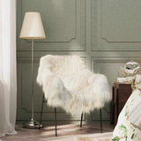 Vidaxl schapvacht (60-70) x (90-100) cm de couleur crème