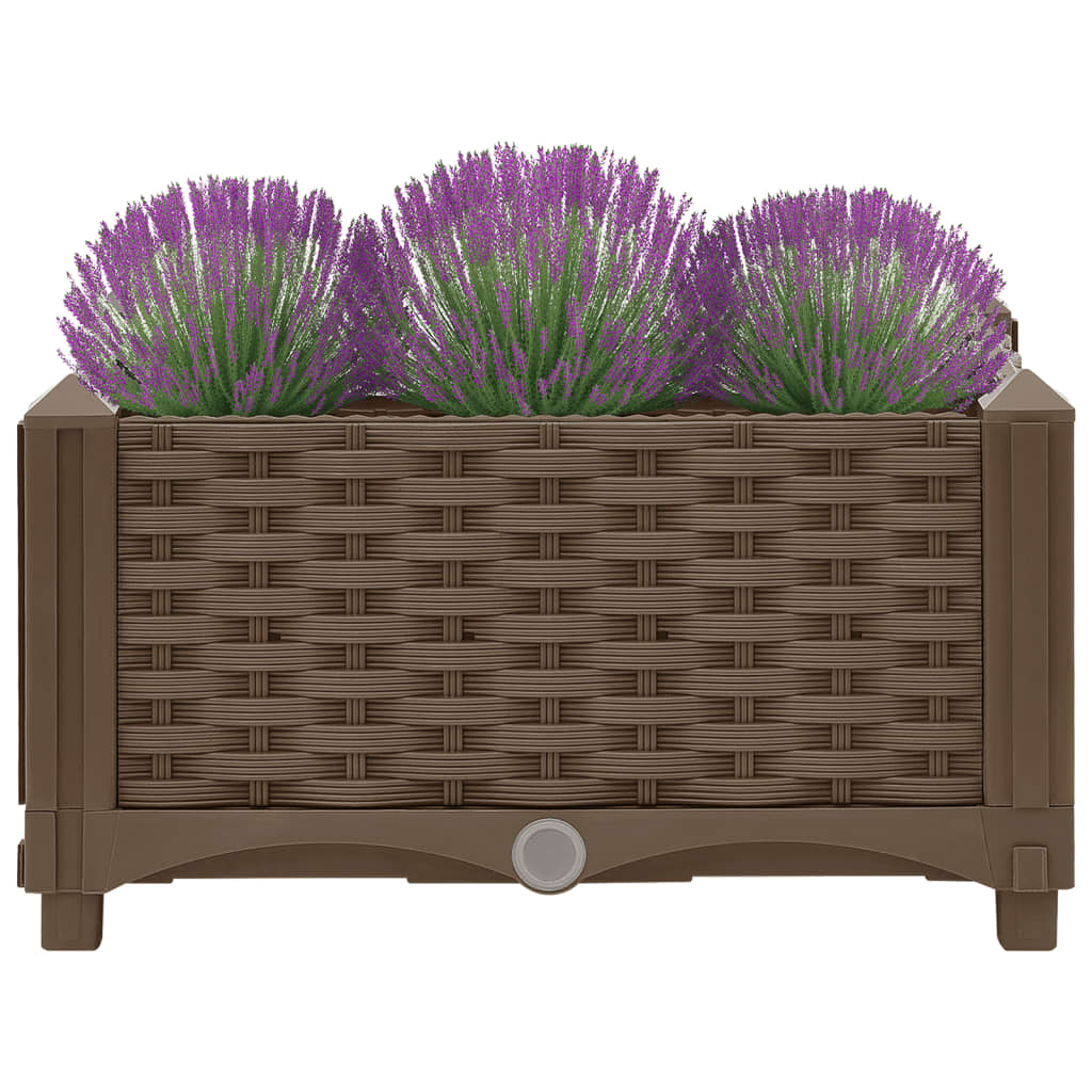 Vidaxl Planter huet 40x4xx23 cm Polypropylene opgeworf