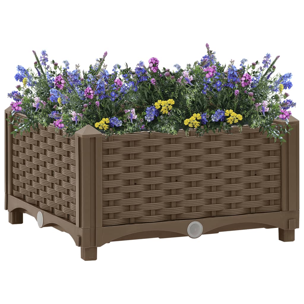 Vidaxl Planter huet 40x4xx23 cm Polypropylene opgeworf