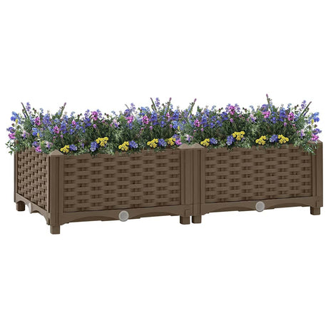 Vidaxl Planter surélevé 80x40x23 cm en polypropylène