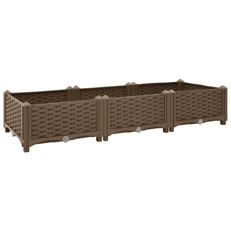 Vidaxl Planter enlevé 120x40x23 cm en polypropylène