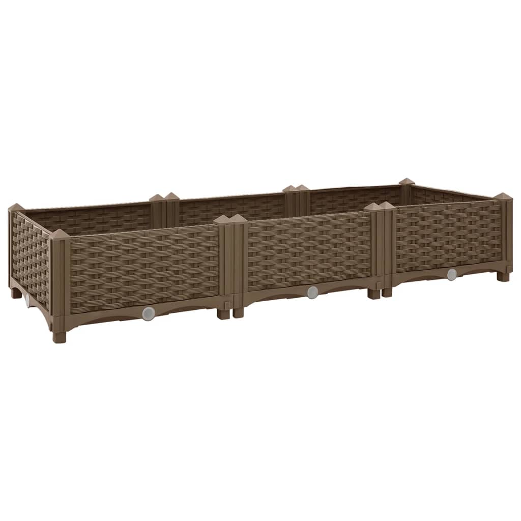 Vidaxl Planter hevet 120x40x23 cm polypropylen