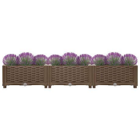 Vidaxl Planter enlevé 120x40x23 cm en polypropylène