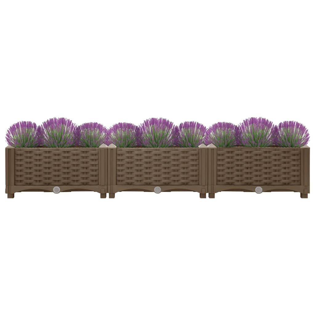 Vidaxl Planter hevet 120x40x23 cm polypropylen