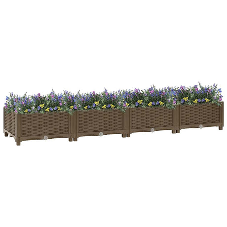 Vidaxl Planter élevé 160x40x23 cm en polypropylène