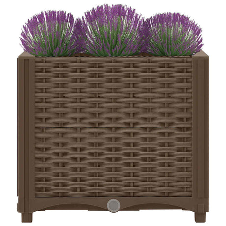 Planteur Vidaxl surélevé 40x40x38 cm en polypropylène