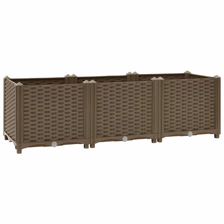 Vidaxl Planter enlevé 120x40x38 cm en polypropylène