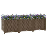 Vidaxl Planter enlevé 120x40x38 cm en polypropylène