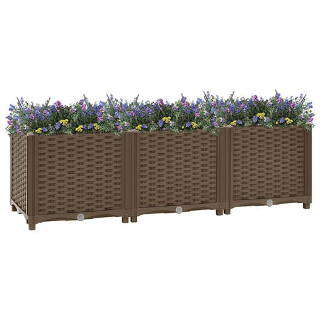 Vidaxl Planter enlevé 120x40x38 cm en polypropylène