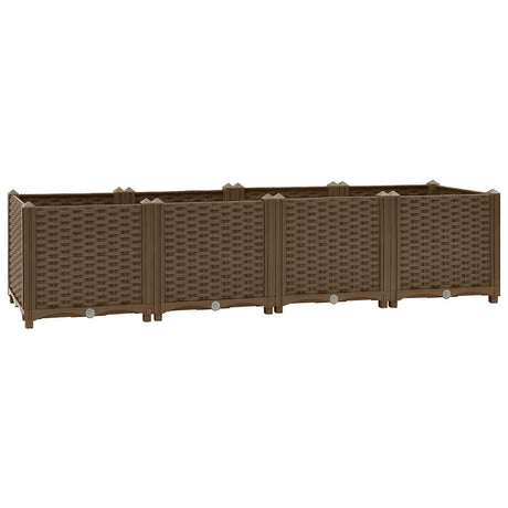 Vidaxl Planter élevé 160x40x38 cm en polypropylène
