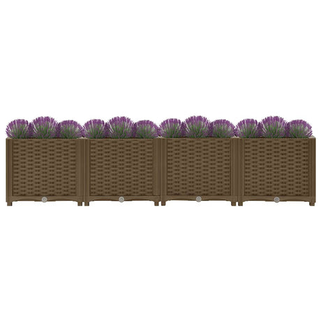 Vidaxl Planter élevé 160x40x38 cm en polypropylène