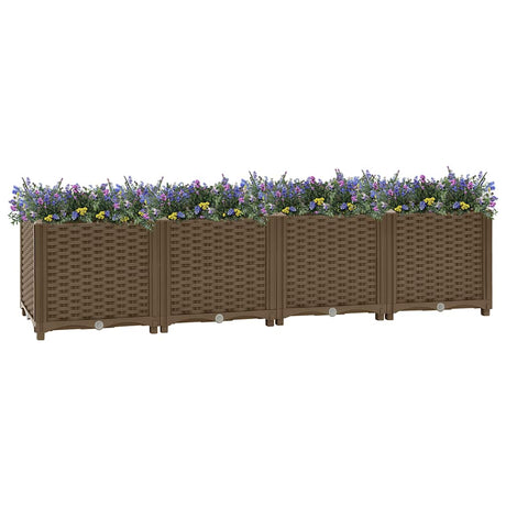 Vidaxl Planter élevé 160x40x38 cm en polypropylène