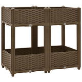 Vidaxl Planter surélevé 80x40x71 cm en polypropylène