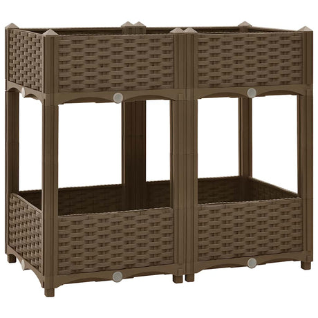Vidaxl Planter surélevé 80x40x71 cm en polypropylène