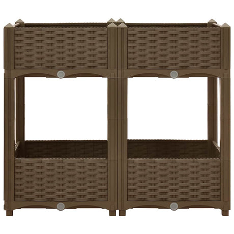 Vidaxl Planter surélevé 80x40x71 cm en polypropylène