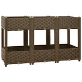 Vidaxl Planter enlevé 120x40x71 cm en polypropylène